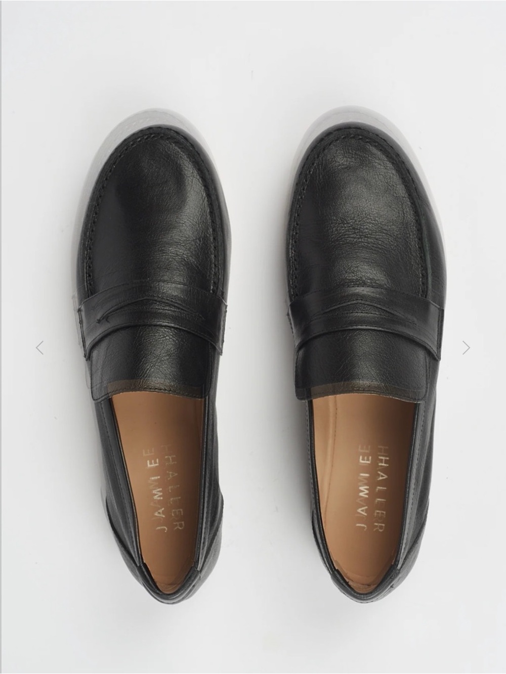 Jamie Haller The Penny Loafer Black Leather Women’s 41